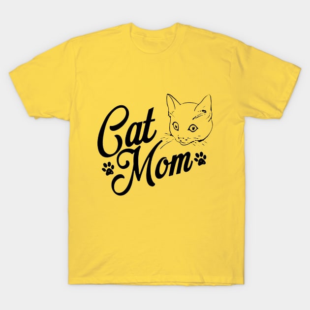 cat mom cool design gift T-Shirt by FaRock